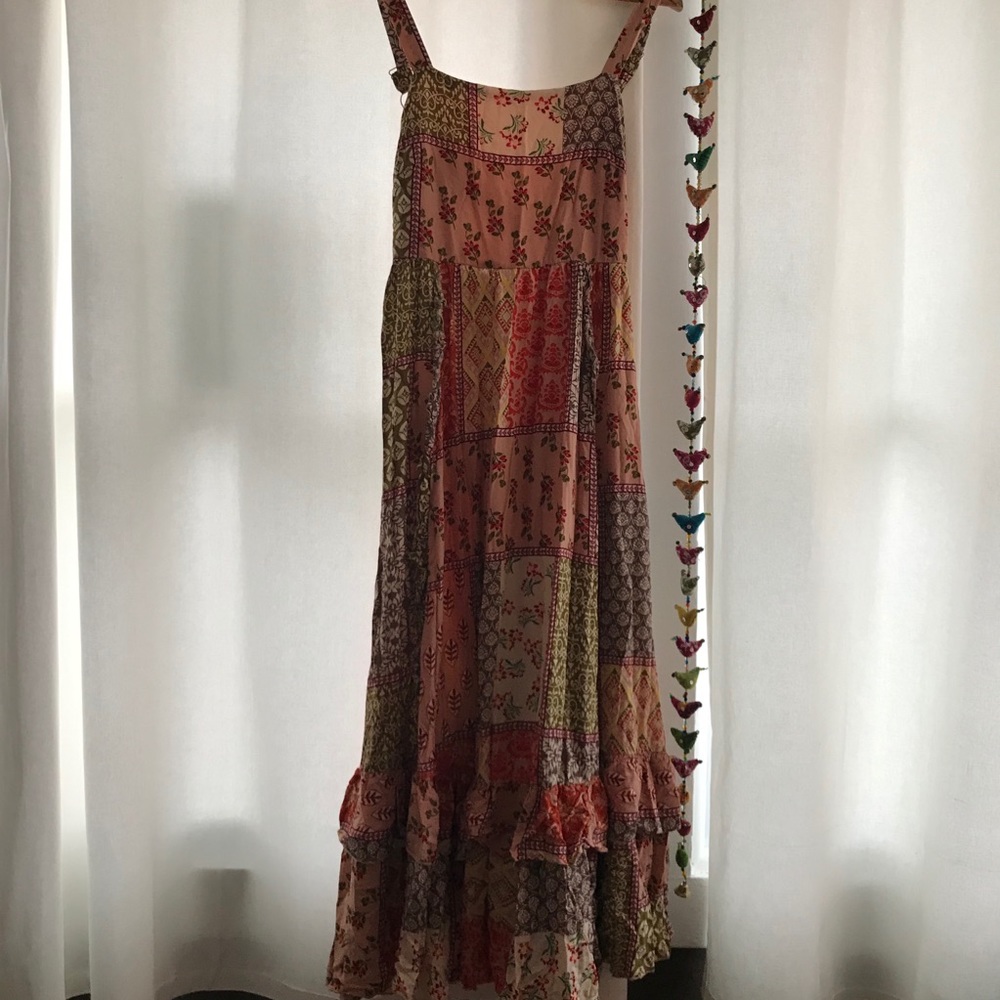 Midi Flowy Patterned Dress
